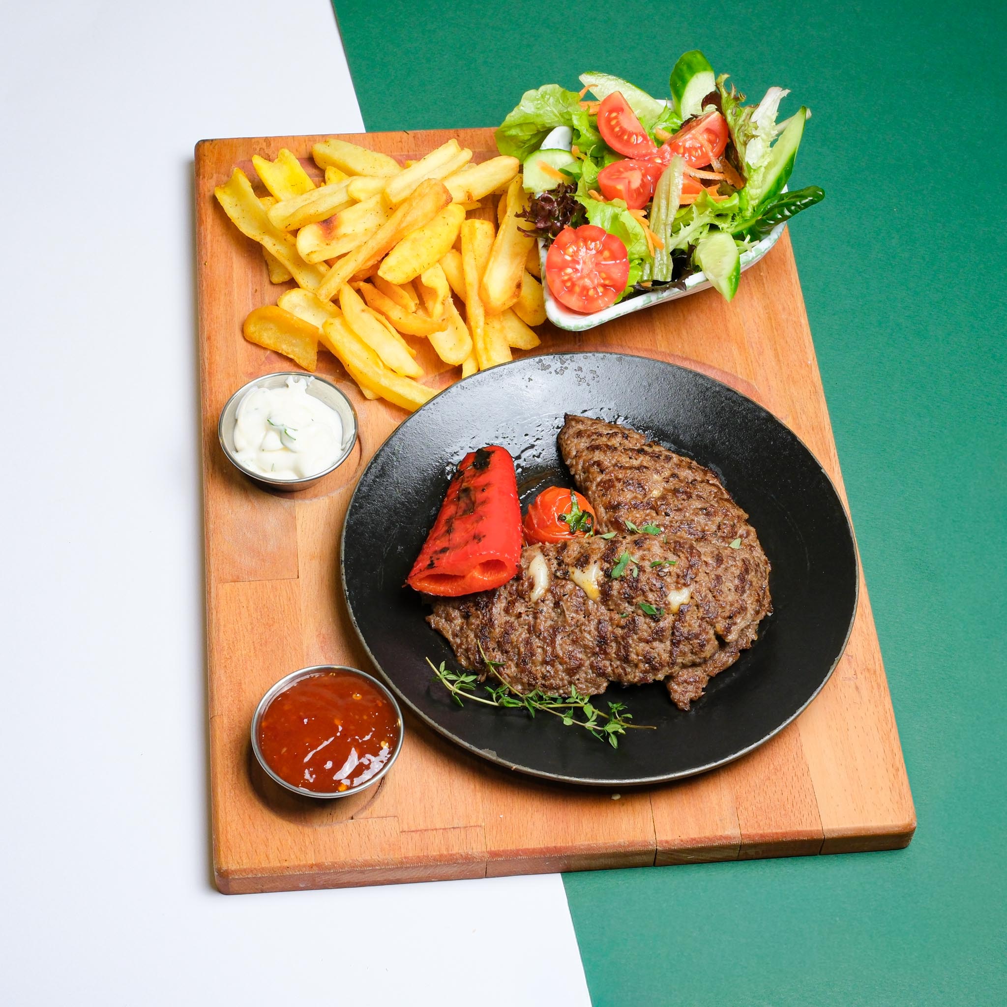 KAŞARLI IZGARA KÖFTE